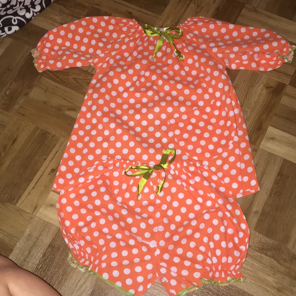 Polka Dot Dress & Bloomers